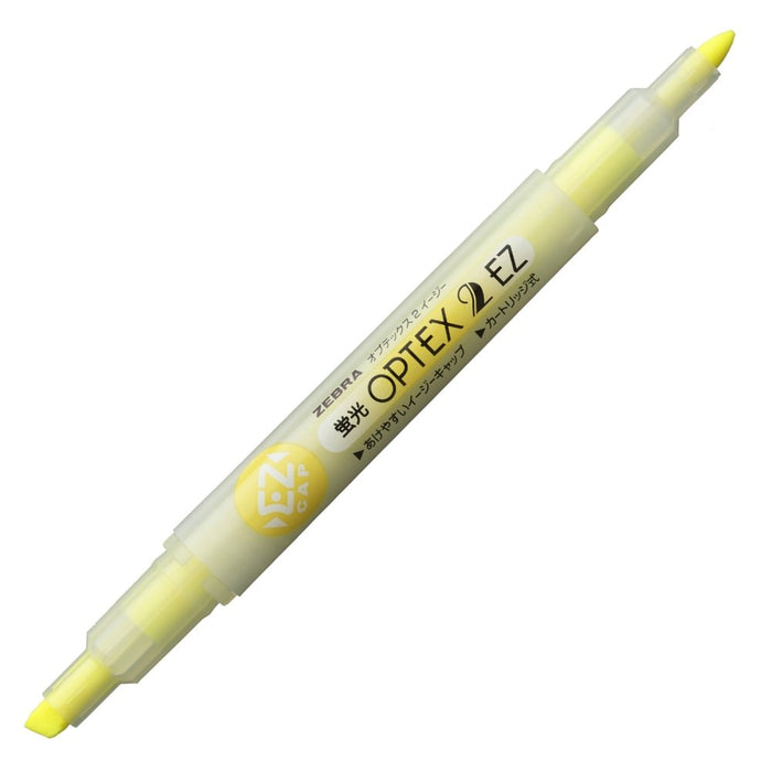 Zebra Optex 2 Ez Yellow Highlighter - 10 Piece Pack B-Wkt11-Y Model