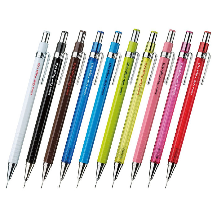 Zebra Color Flight Chocolate Mechanical Pencil 0.5 Pack of 10 B-Ma53-Ch