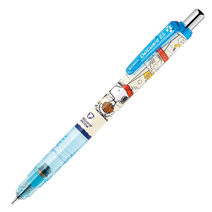 Zebra Delguard 0.5 Limited Color Blue Snoopy Comic Mechanical Pencil