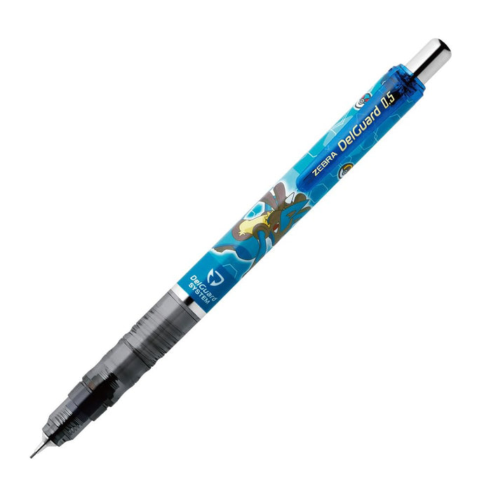 Zebra DelGuard Blue Mechanical Pencil 0.5mm with Pokemon Lucario Design