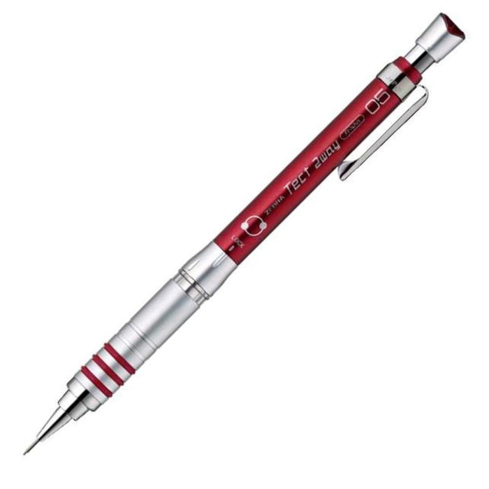 Zebra Tect Two Way 0.5 Mechanical Pencil in Red - Ma41-R Model