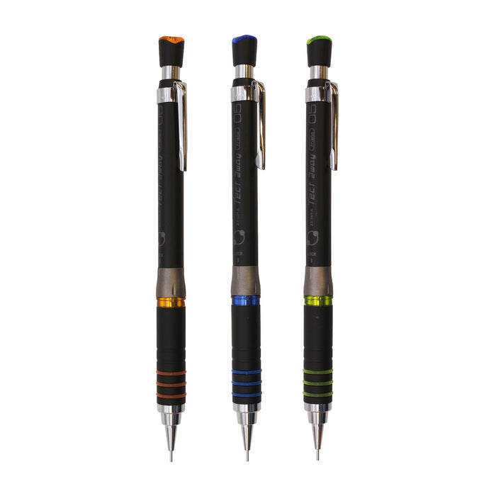 Zebra Ma41-23-Bkg Tect Two Way 0.5mm Mechanical Pencil Black and Green