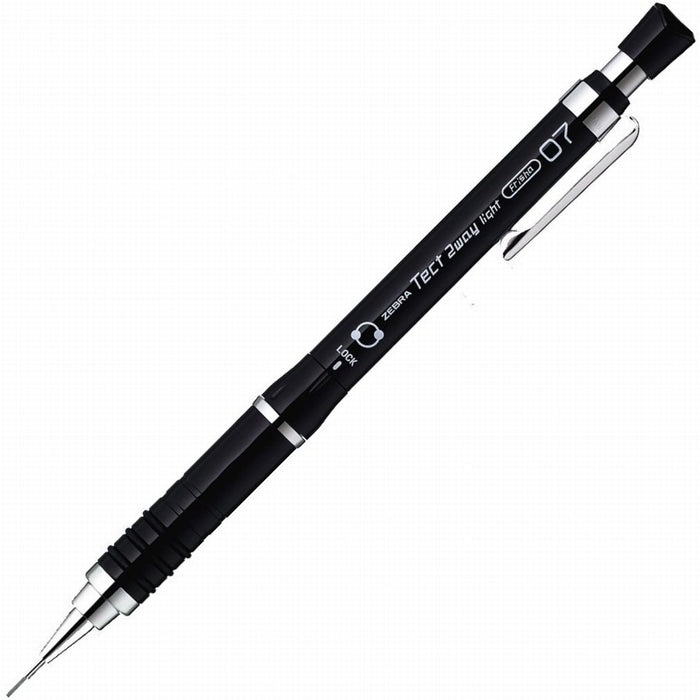 Zebra Tect Two Way Light Mab42-Pbk Mechanical Pencil 0.7mm Pure Black