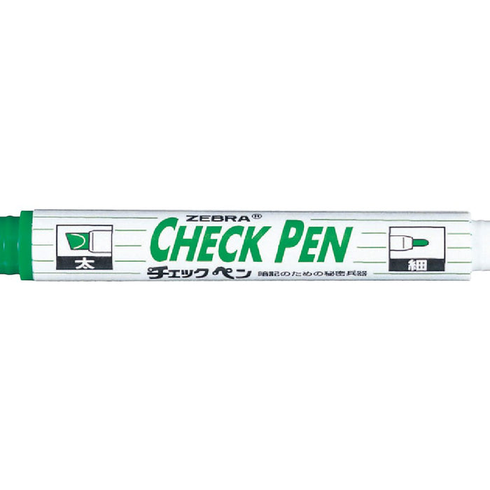 Zebra Green Memorization Check Pen 10 Pieces B-Mw-151-Ck-G