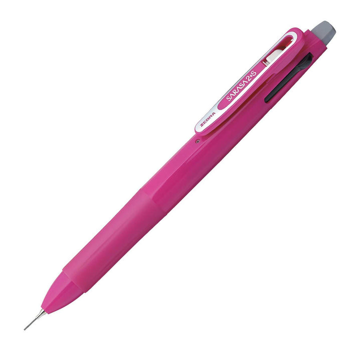 Zebra Multi-Function 2-Color Pen with Sharp Sarasa SB Pink SJ2-P