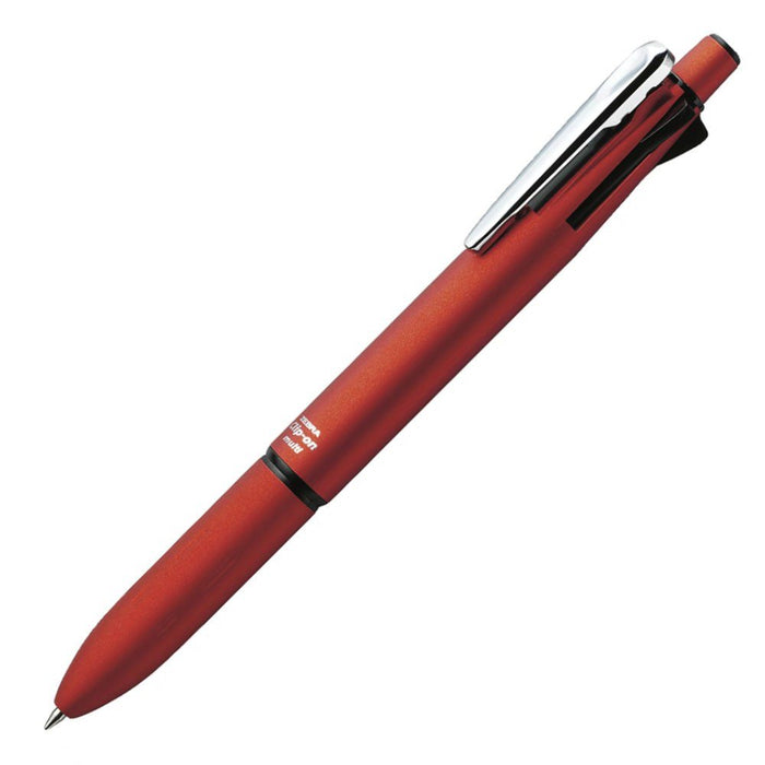 Zebra Multi-Function 4-Color Red Pen with Sharp Clip-On Model 2000 B4Sa4-R