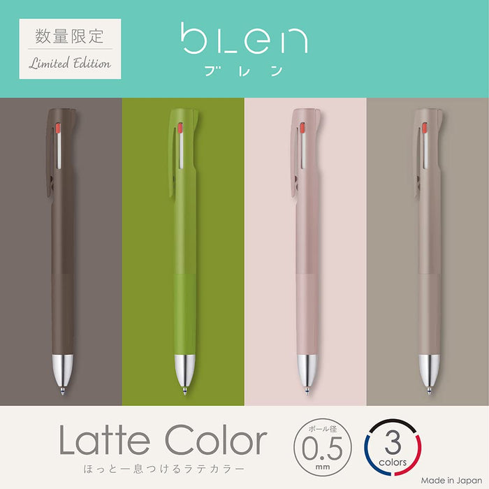 Zebra B2SAS88-LTC-BNL Multifunctional 0.5mm Pen in Banana Latte Color