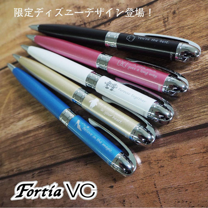 Zebra Fortia VC Disney 0.7mm White Oil-Based Ballpoint Pen P-BA103-DS-W