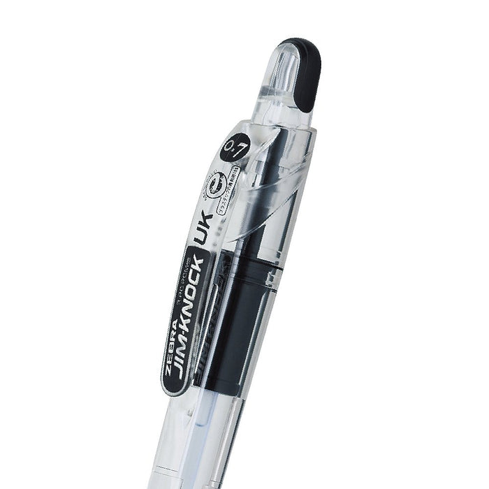 Zebra Gymnock B-Bn10-Bk Ballpoint Pen 0.7mm Oil-Based Ink Black Pack of 10