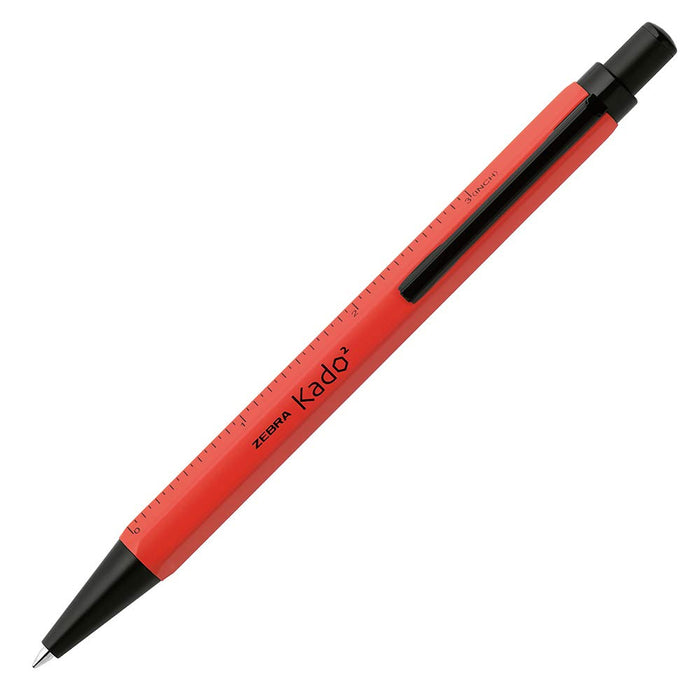 Zebra Kadokado 0.7mm Red Oil-Based Ballpoint Pen Ba104-R