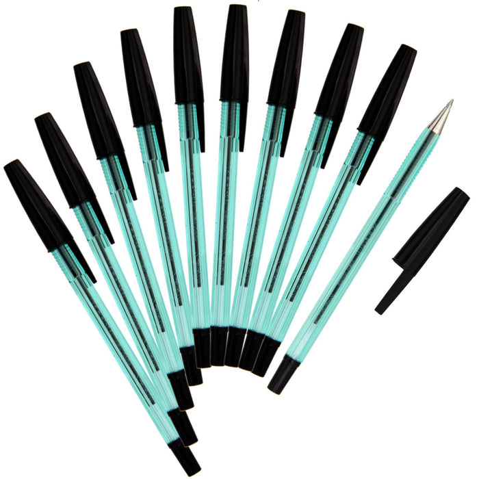 Zebra B-Bnr2-Bk 10-Pack New Hard Care Black Oil-Based Ballpoint Pen