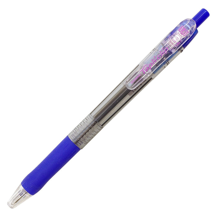 Zebra Bnu 5 Bl Blue Oil-Based Ballpoint Pen with Tape Clip