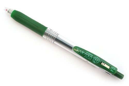 Zebra Sarasa Clip 0.4Mm Viridian Jjs15-Vir Ballpoint Pen