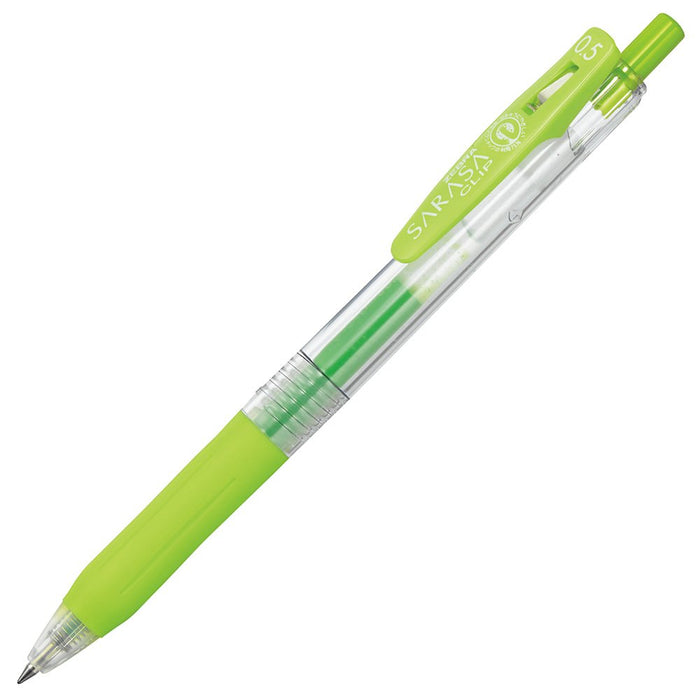 Zebra Sarasa Clip 0.5 Water-Based Gel Ballpoint Pen Light Green