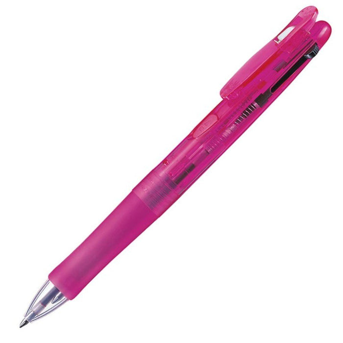 Zebra G2C 2-Color Ballpoint Pens Pink Clip-On Pack of 10