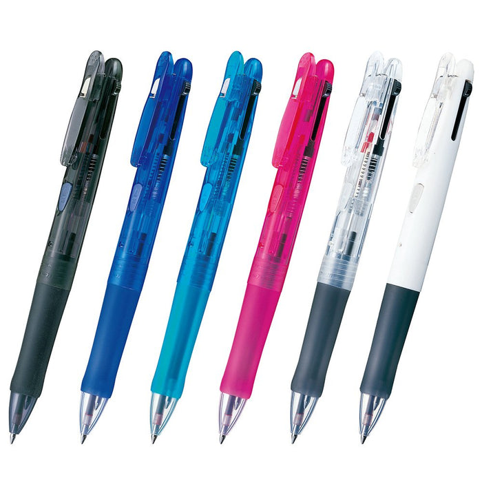 Zebra G2C 2-Color Ballpoint Pen Clip-On Set White - Pack of 10