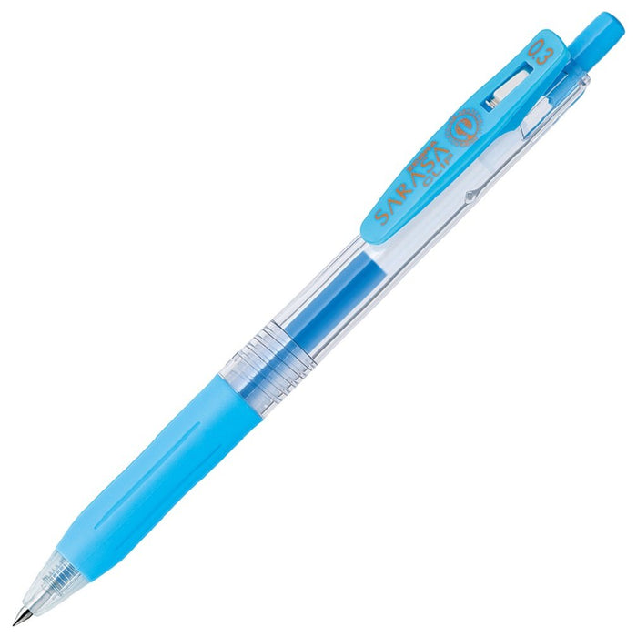 Zebra Sarasa Clip 0.3 Gel Pen 10-Pack Light Blue - Zebra Ballpoint Pens