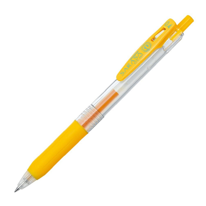 Zebra 10-Pack Sarasa Clip 0.4 Gel Ballpoint Pen in Yellow