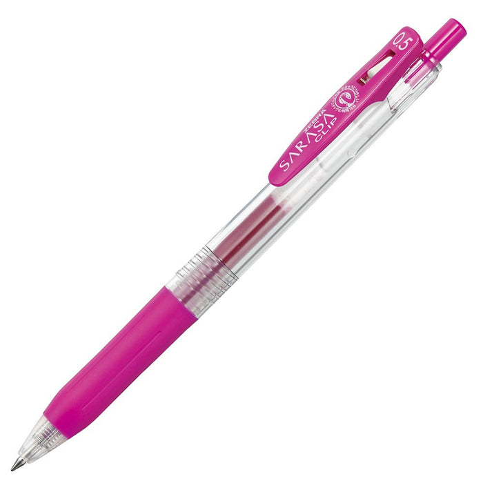 Zebra Sarasa Clip 0.5 Magenta Gel Ballpoint Pen 10-Piece Set