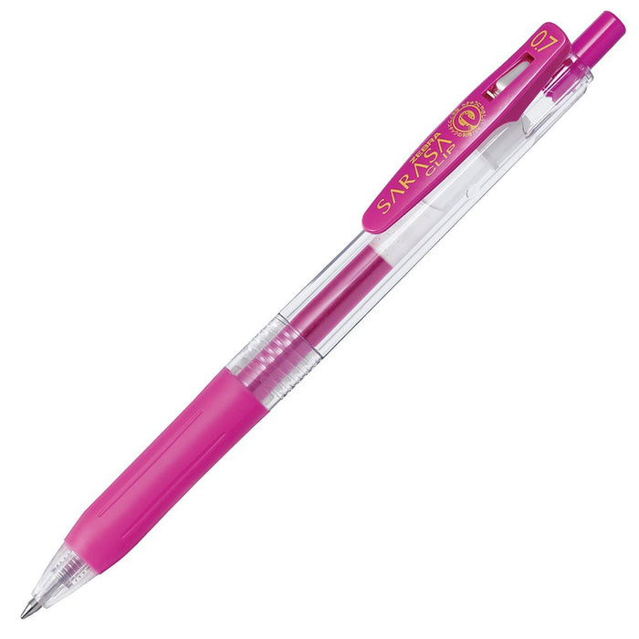 Zebra Gel Ballpoint Pen - Sarasa Clip 0.7 Magenta 10-Pack