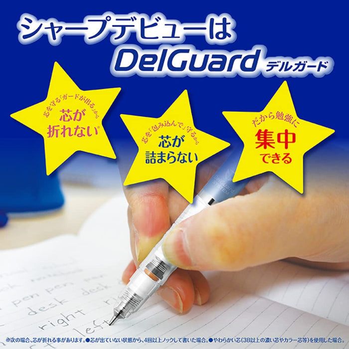 Zebra Delguard 0.5mm Mechanical Pencil in Bright Zodiac Red