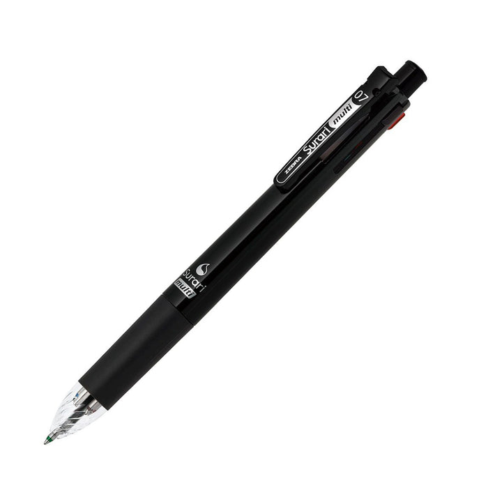 Zebra Multi-Function Pen with 4 Colors & 0.7 Black Sharp Slurry - P-B4Sa11-Bk