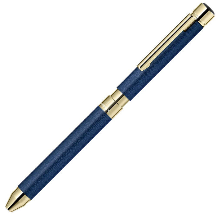 Zebra Multi-Function Shabo X SL6 Leather Navy Pen SB36-LNV