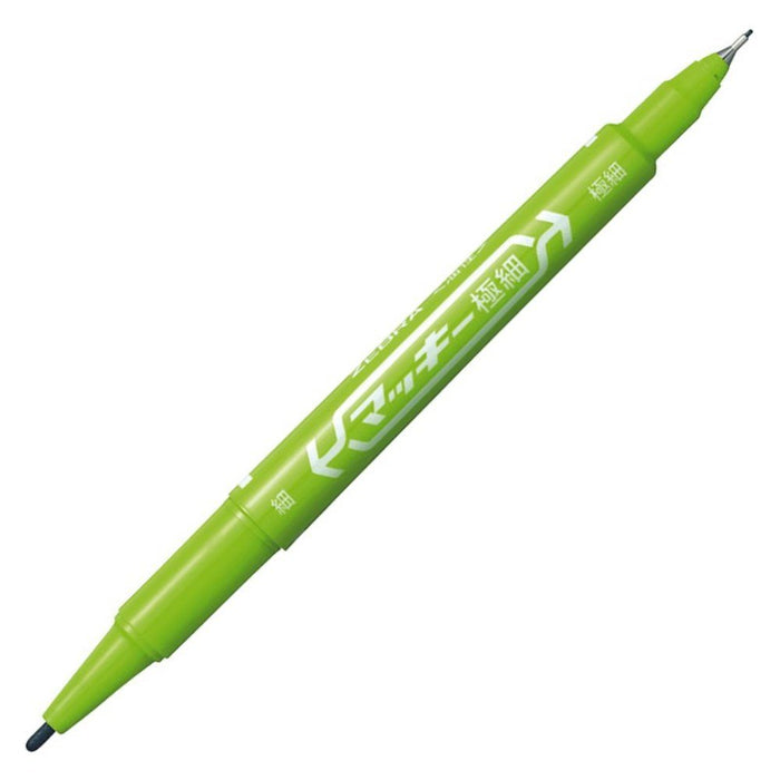 Zebra Mackie Extra Fine Light Green Oil-Based Pen 10-Pack B-Mo-120-Mc-Lg