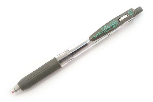 Zebra Sarasa Clip 0.4 Gray Ink Pen - Long-Lasting Jjs15-Gr Design by Zebra