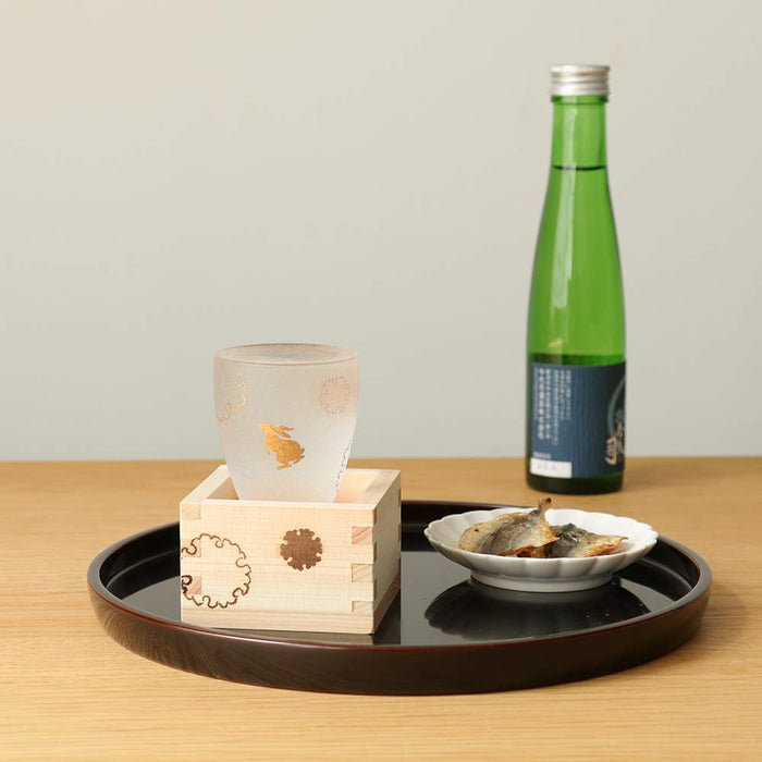 Aderia Sake Set - Authentic Masuzake Glass from Japan | Premium Nippon Taste | Masu Cup | Birthday Gift 6691