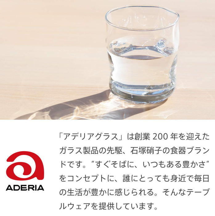 Aderia 360 毫升玻璃水瓶，带旋转盖 - 日本制造 M-6451