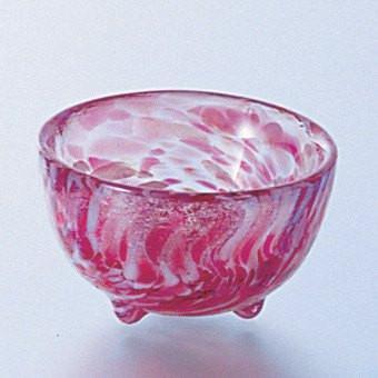 Aderia Japan 50Ml Pink Tsugaru Vidro Hand-Blown Sake Glass