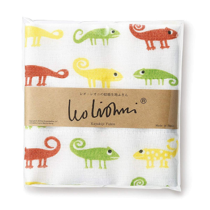 Aito Leo Lionni Mosquito Net Fabric Dishcloth 30cm Chameleon Japan 278606 White