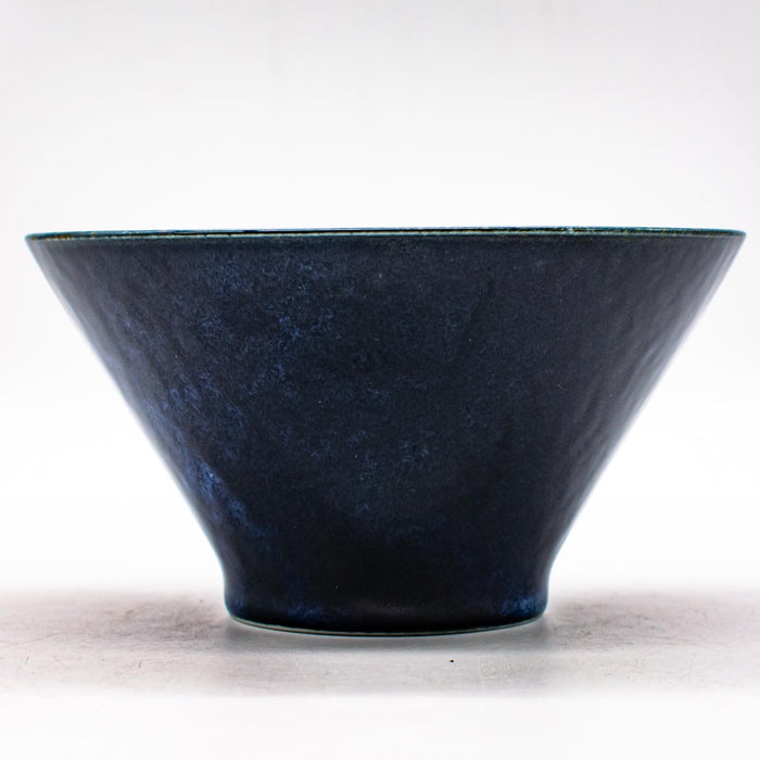 Aito 517317 Navy Minoyaki Rice Bowl Plate Tea Bowl 13x7cm Dishwasher/Microwave Safe