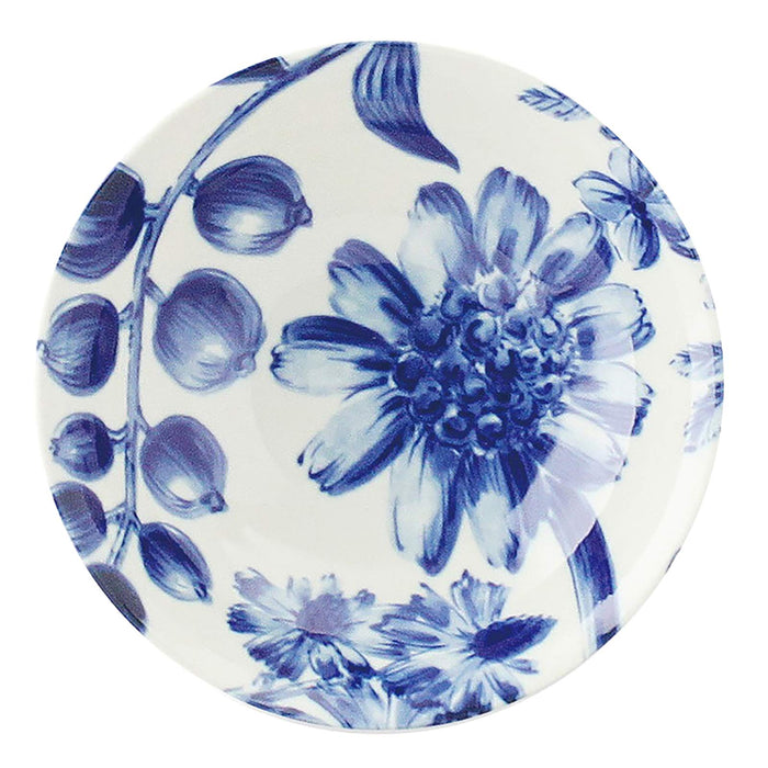 Aito Botanical Bowl Plate 17cm Dahlia Mino Ware Japan 288257