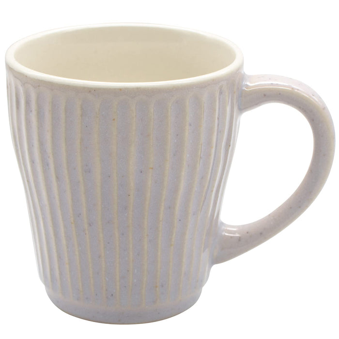 Aito Ripple Ripple Mug 330ml Beige Mino Ware Japan 266403