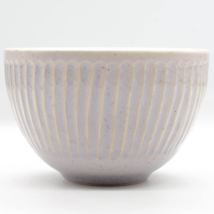 Aito 波紋碗 410 毫升附湯匙米色 Mino Ware 日本 266434