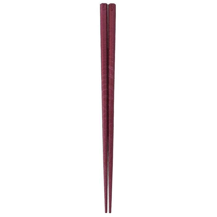 Akebono Japan 22.5Cm Russet Antibacterial Hexagonal Chopsticks