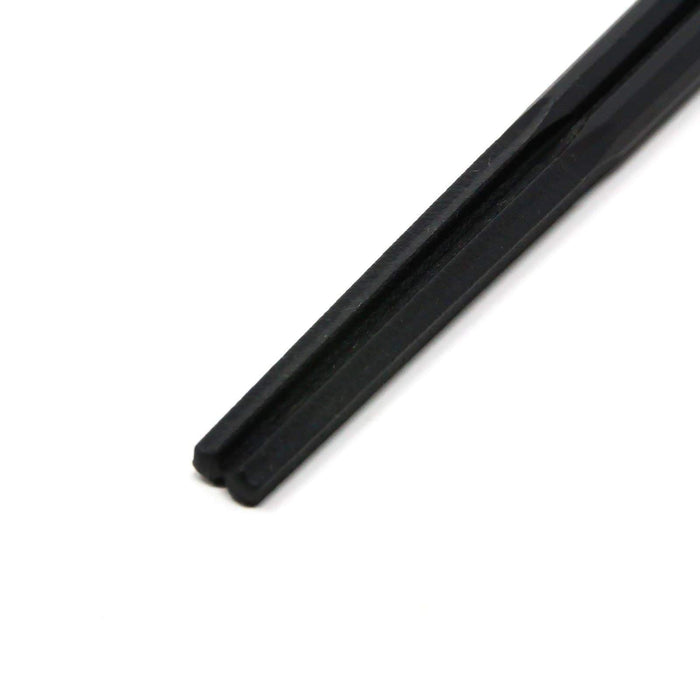 Akebono 21Cm Black Decagonal Non-Slip Noodle Chopsticks - Japanese Kitchen Essential