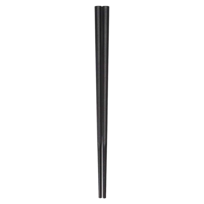 Akebono Japan 22Cm Black Decagonal Noodle Chopsticks - Non-Slip & User-Friendly