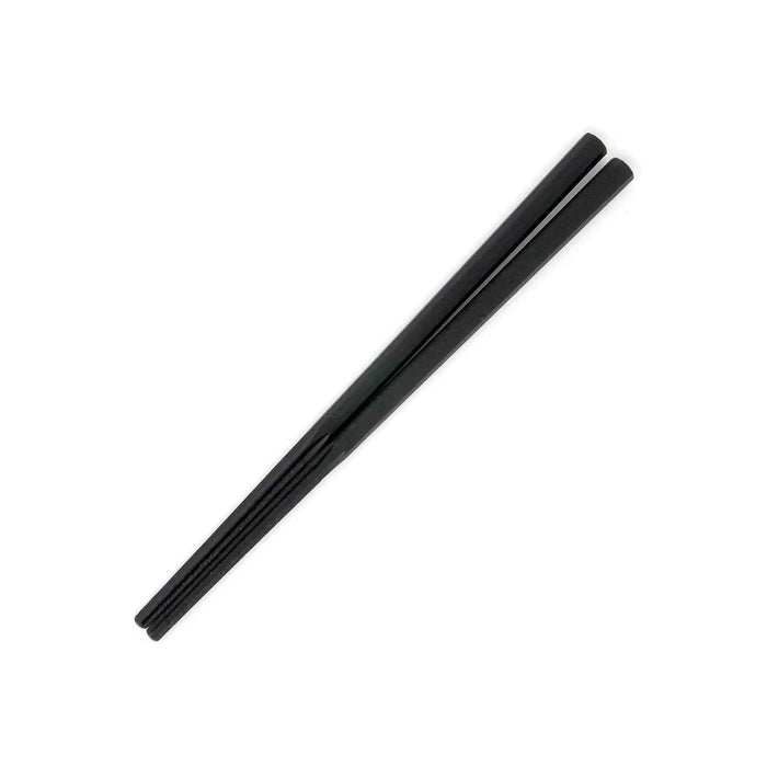 Akebono 23Cm Black Decagonal Non-Slip Noodle Chopsticks - Authentic Japanese Cuisine