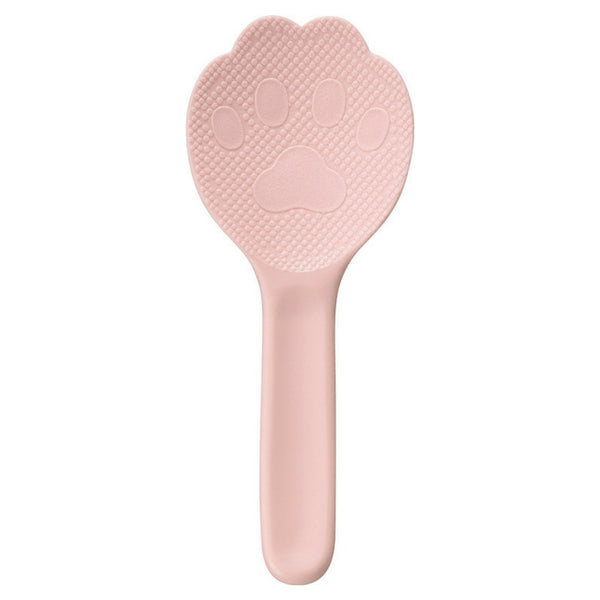 Akebono Non-Stick Kitty Cat Paw Shamoji Rice Spatula - Pink (19.2cm)