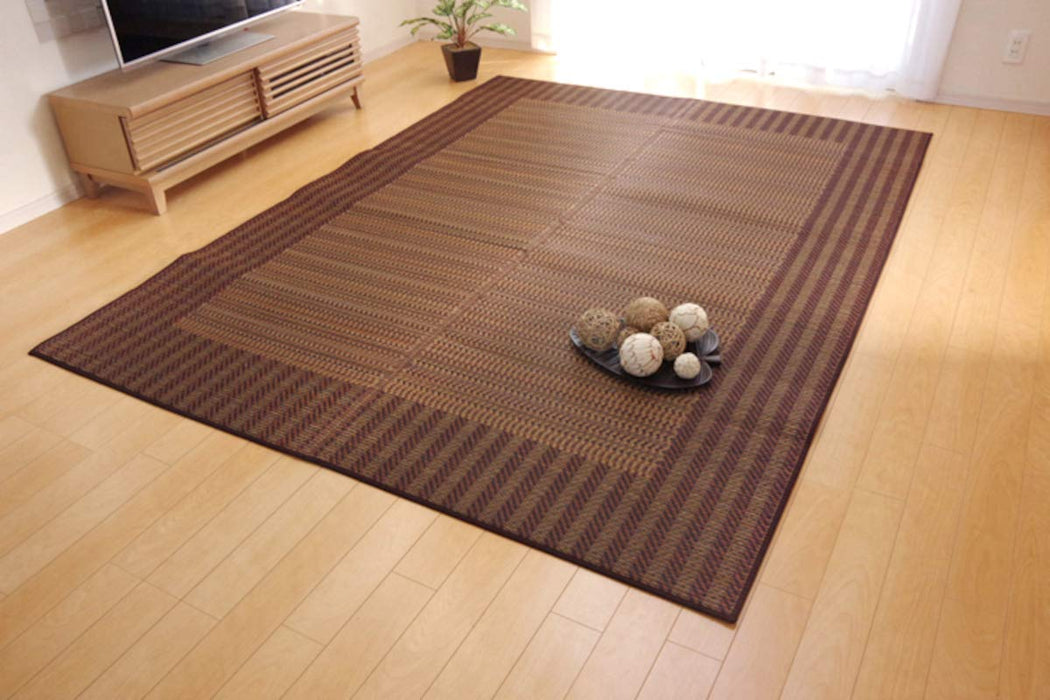 Ikehiko Corporation Brown 2 Tatami Square Rug Carpet - Made in Japan