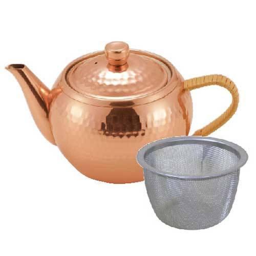 Asahi Japan Copper Kyusu Teapot Set with Tea Caddy & Spoon - Gift Boxed