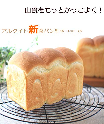 Asai Store Japan Altite Loaf Bread Mold - 1 Loaf Silver