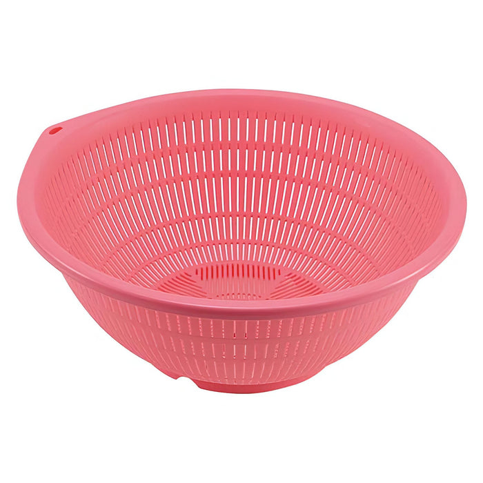 Benkei 18cm Plastic Colander - Pink