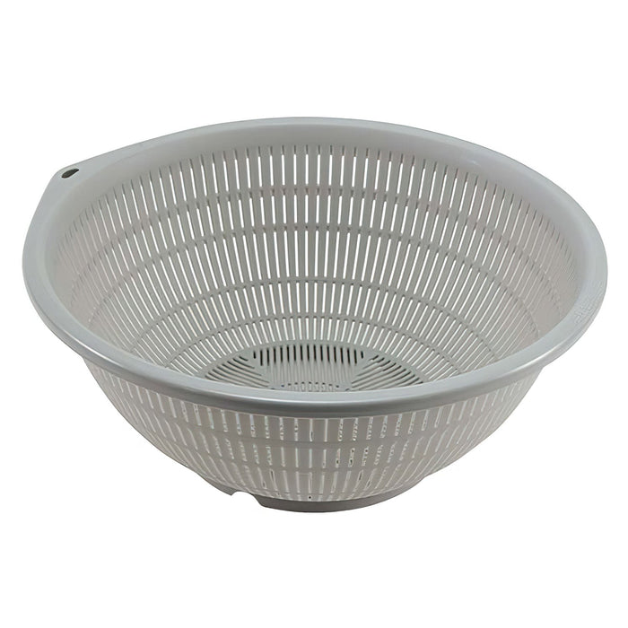 Benkei Plastic Colander 50cm - Grey Efficient Kitchen Strainer for Easy Food Preparation