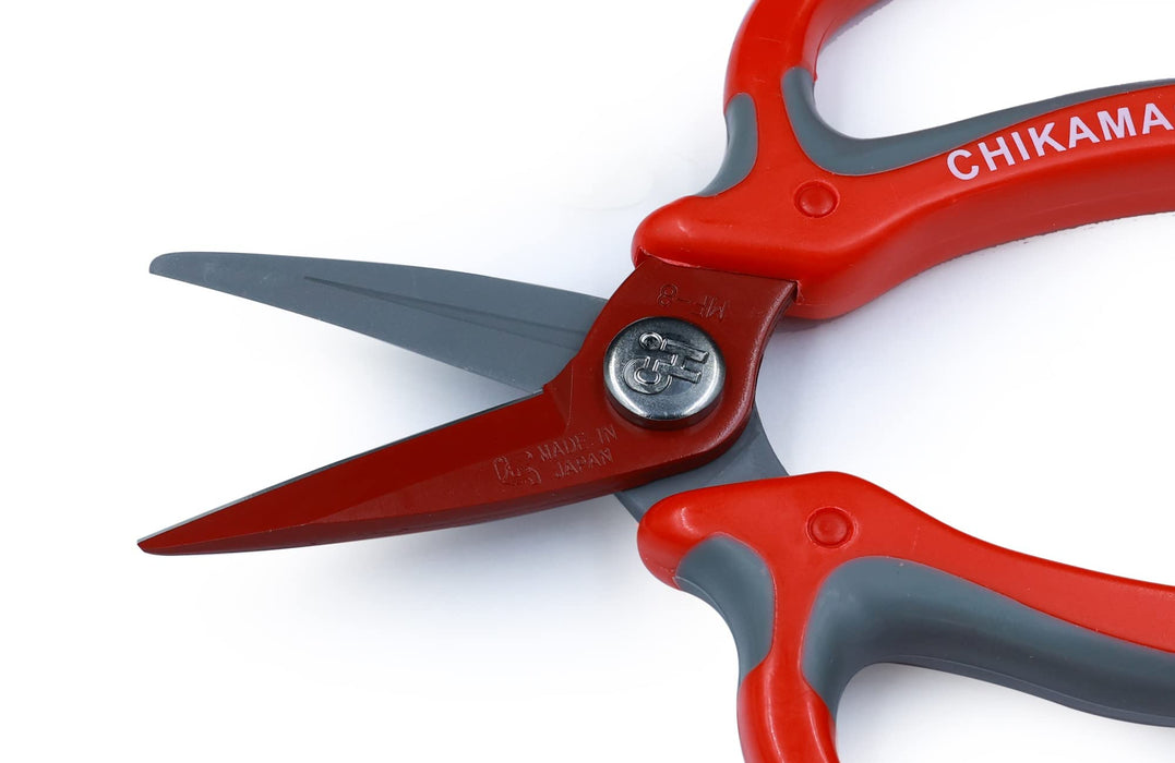 Chikamasa MF-8000R Ultra Rosso Flower Scissors