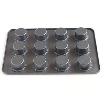 Cotta Japan Original Muffin Mold - 12Pcs Gray - 30X20X2.5Cm - 85666