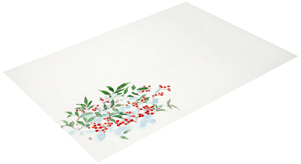 Daikoku Kogyo Japan Nanten T-129 Placemat Table Mat - Seasonal Pattern (100 pcs)